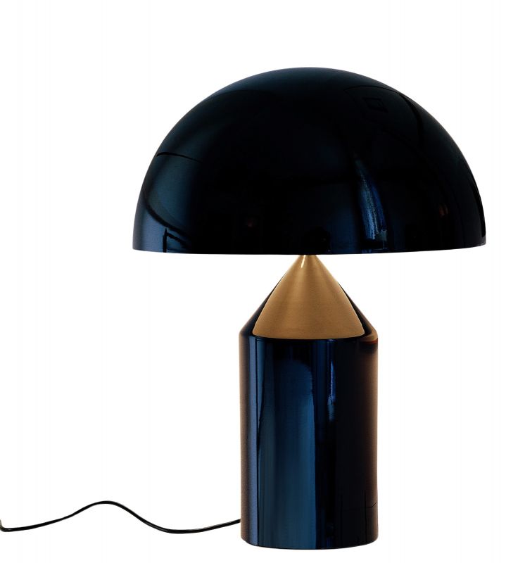Atollo Aluminium Schwarz Oluce